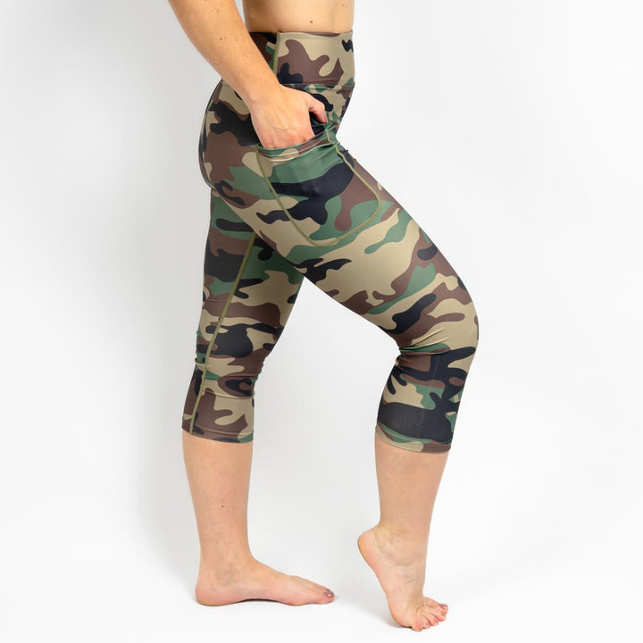 Signature Army Capri