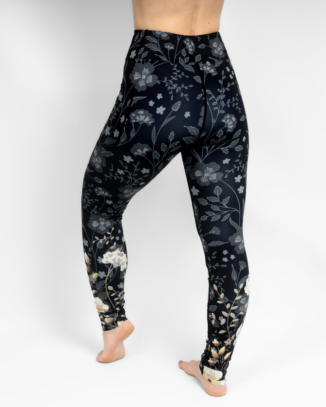 Aya Elegant Floral Winter Leggings