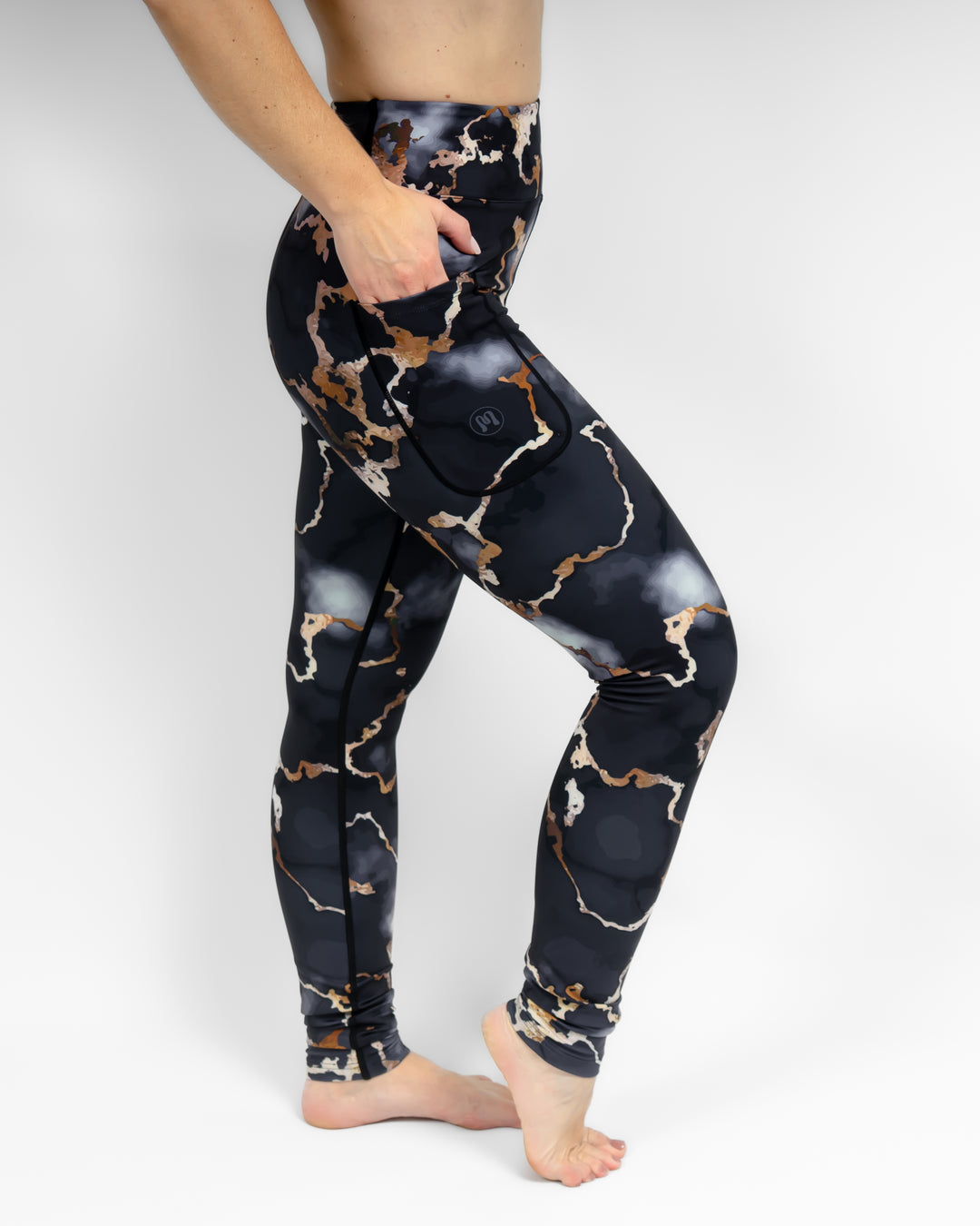 Aya Marble Winter Leggings