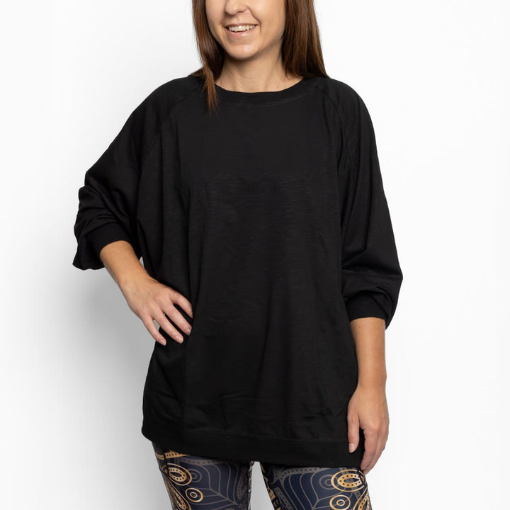 Marley Relaxed Black Shirt