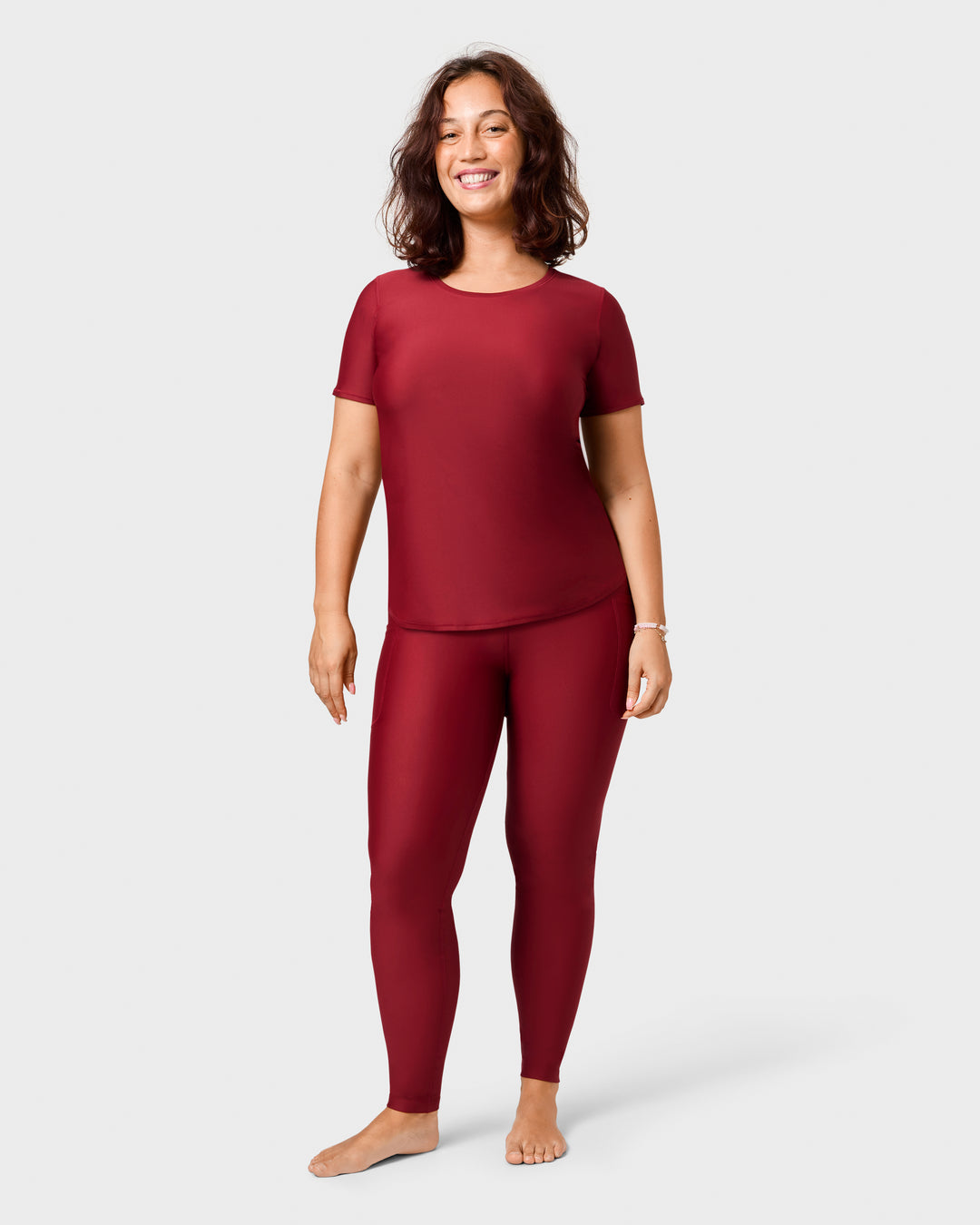 Signature Bordeaux Leggings