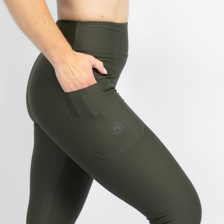 Signature Deep Olive Leggings