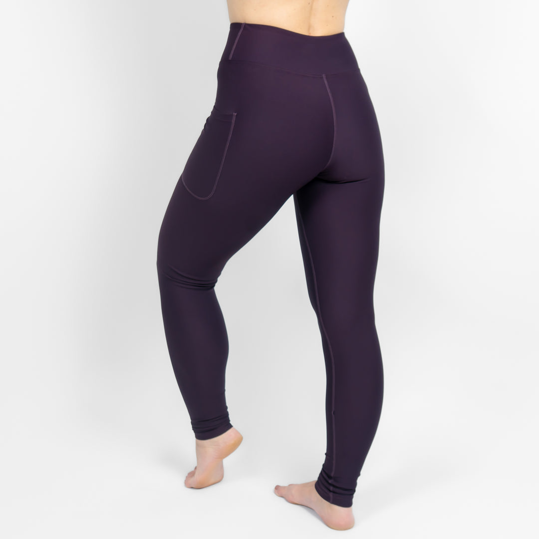 Signature Deep Plum Leggings