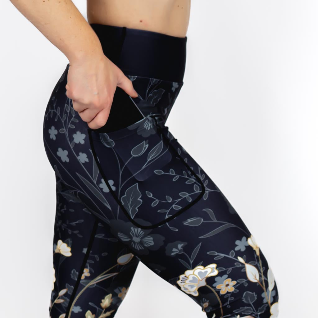Elegant Floral Capri