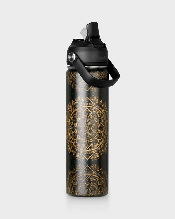 Luna Golden Mandala Water Bottle 650 ml
