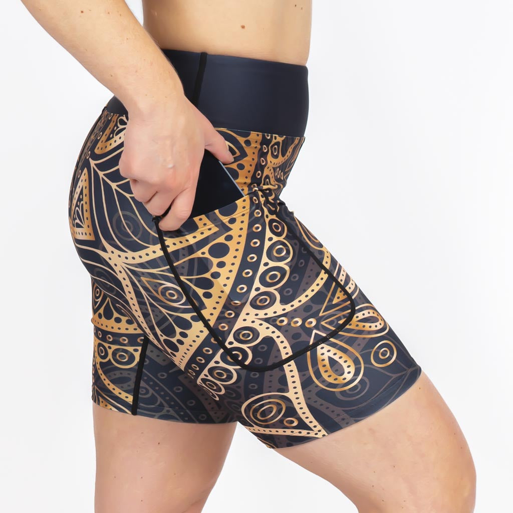 Golden Mandala Shorts