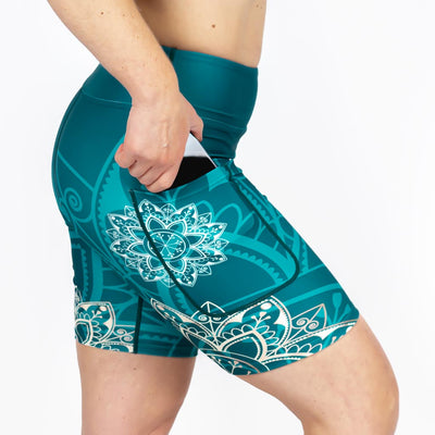 Green Mandala Shorts