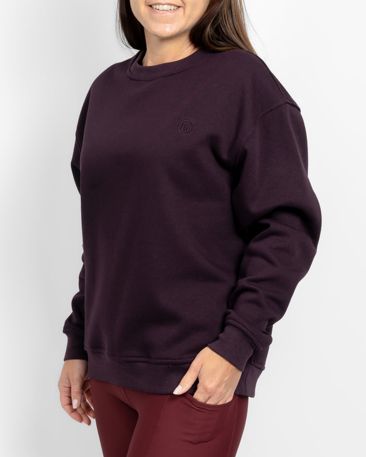 Ida Classic Deep Plum Sweatshirt