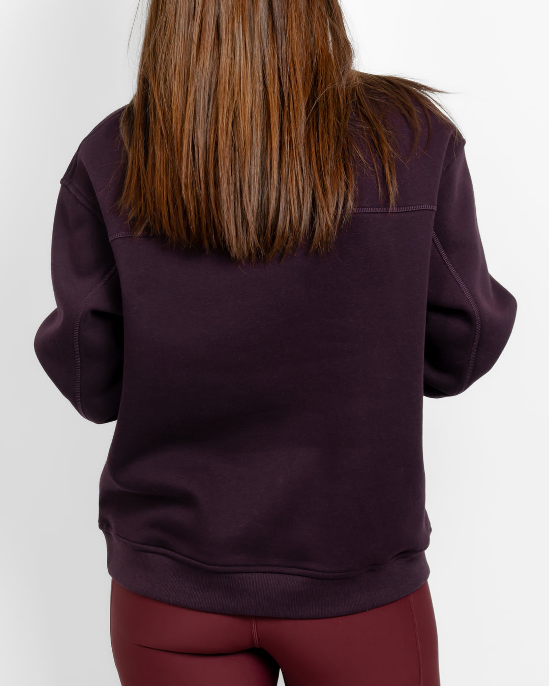Ida Classic Deep Plum Sweatshirt