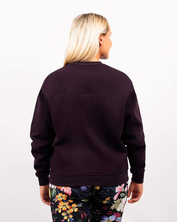 Ida Classic Deep Plum Sweatshirt