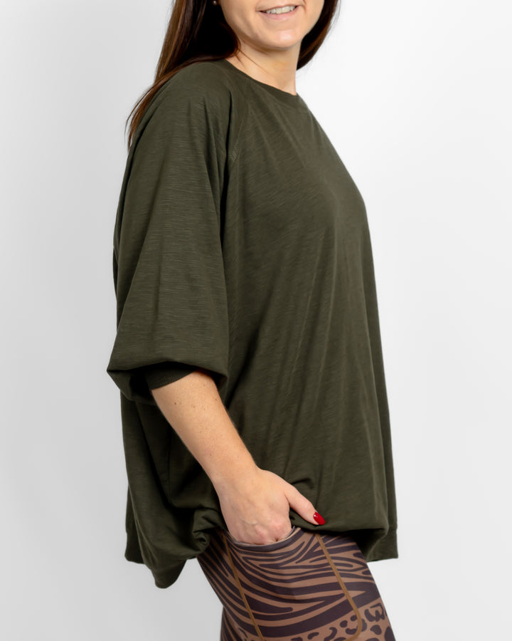 Marley Relaxed Deep Olive Shirt