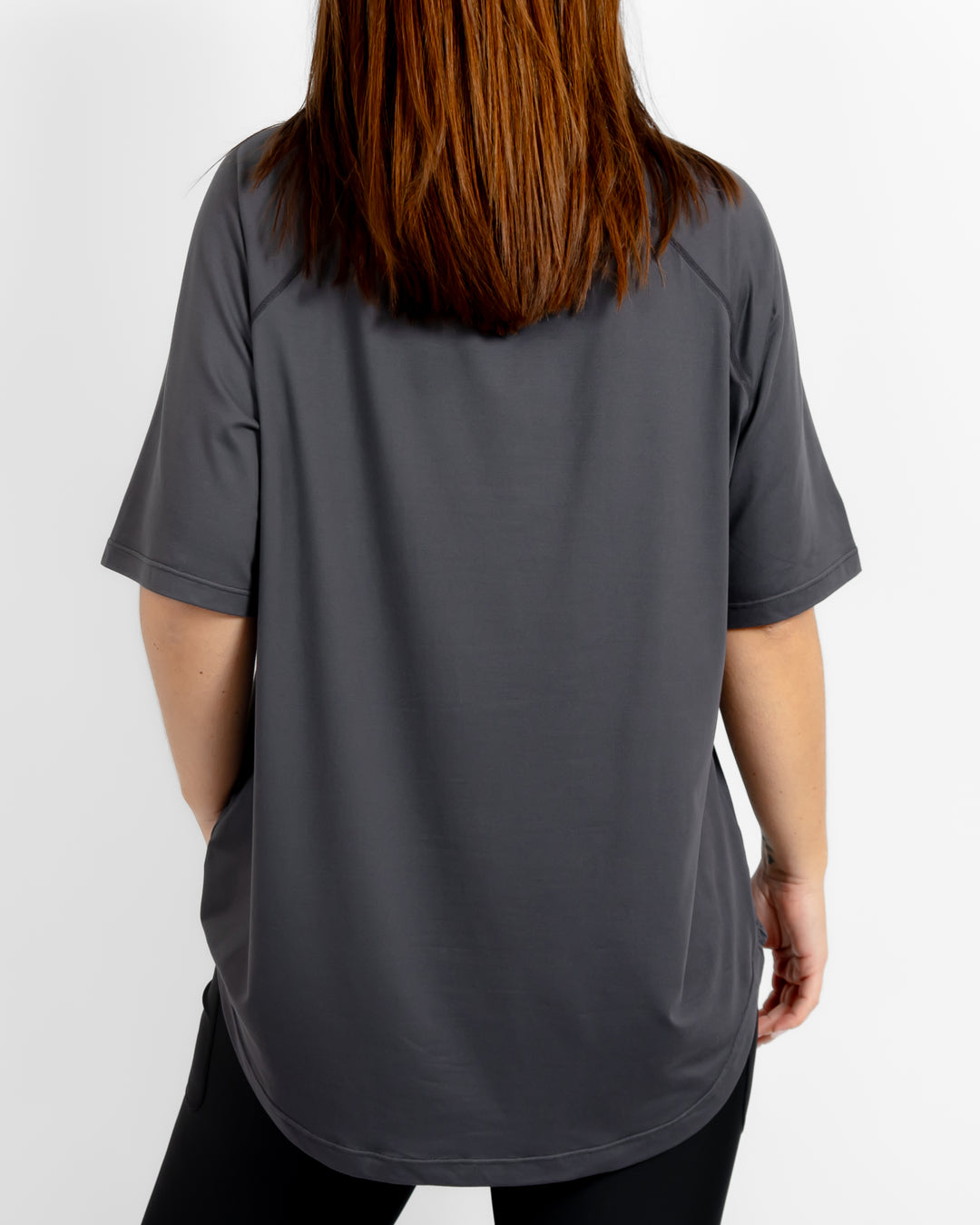 Mira Relaxed Deep Grey T-Shirt