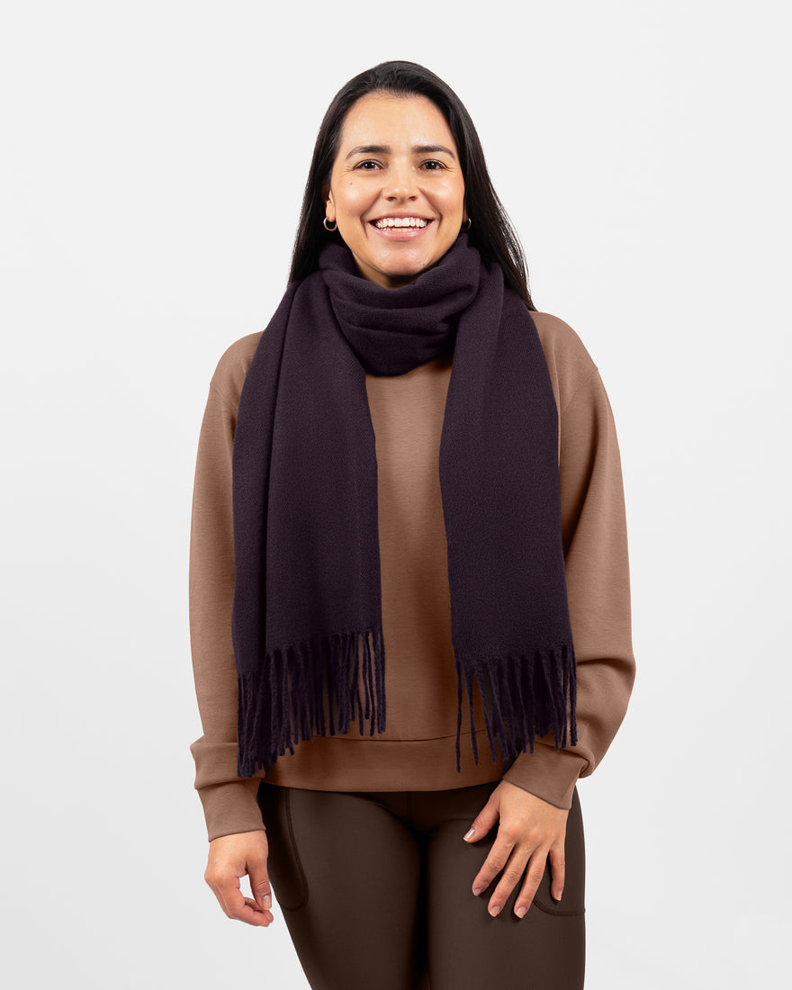 Paige Deep Plum Scarf