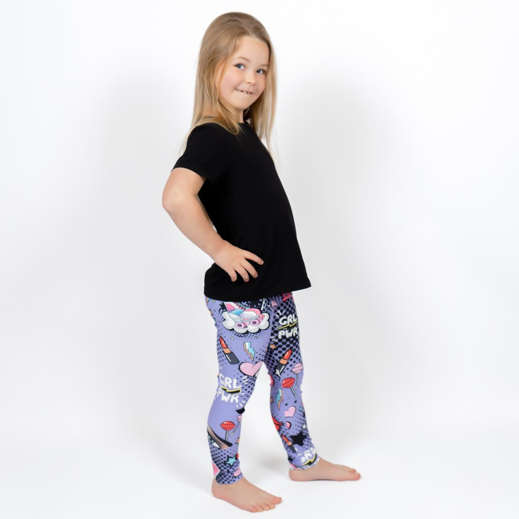 Purple Comics Kids' Leggings