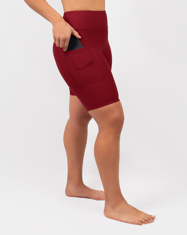 Signature Bordeaux Shorts