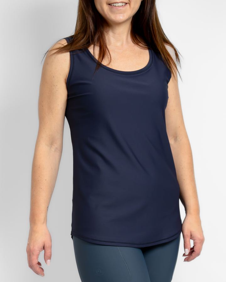 Vigga Fitted Deep Blue Top