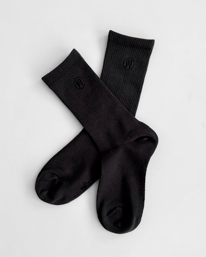 3-Pack Zoe Deep Grey Socks