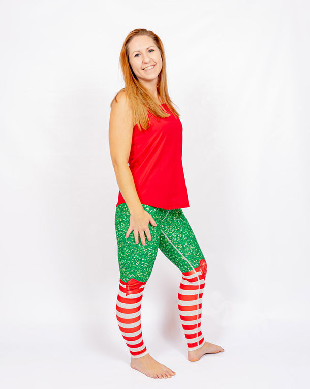 Christmas Bow Leggings – Zonder zakken