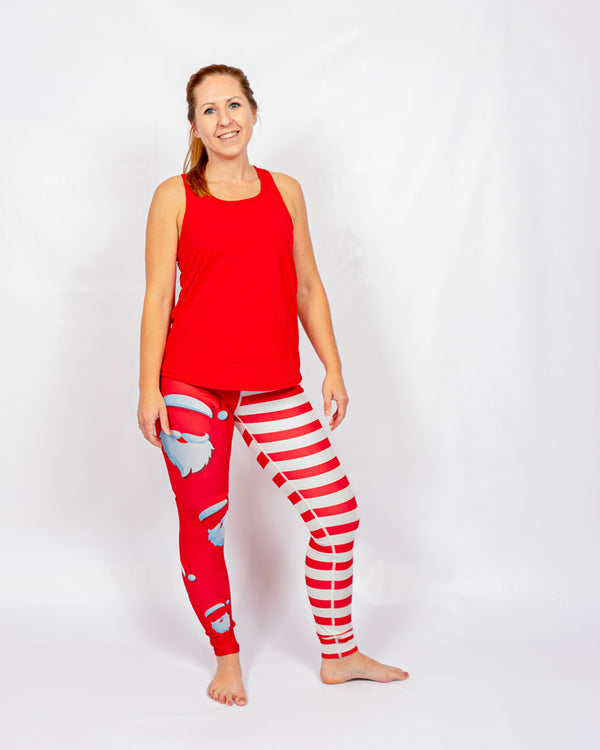 Red Santa Leggings – Zonder zakken