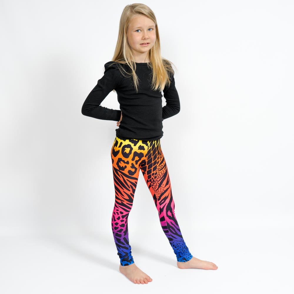Wild Rainbow Kids Leggings