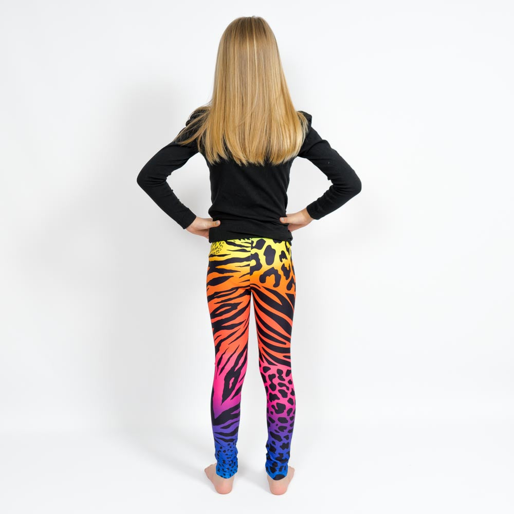 Wild Rainbow Kids Leggings